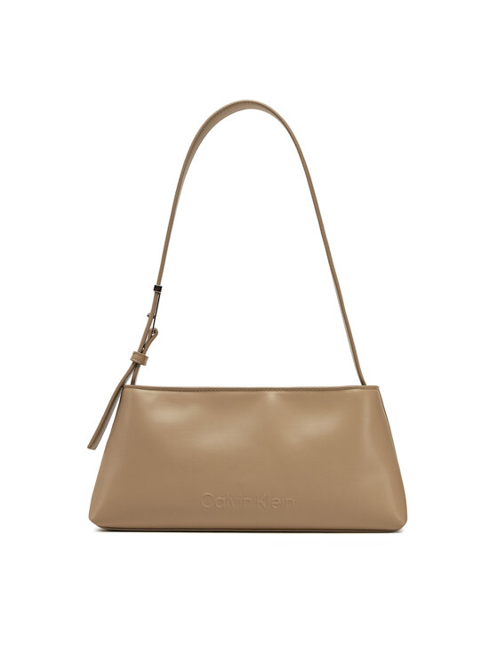 Calvin Klein Calvin Klein Torbica Embossed Logo Shoulder Bag K60K612550 Bež