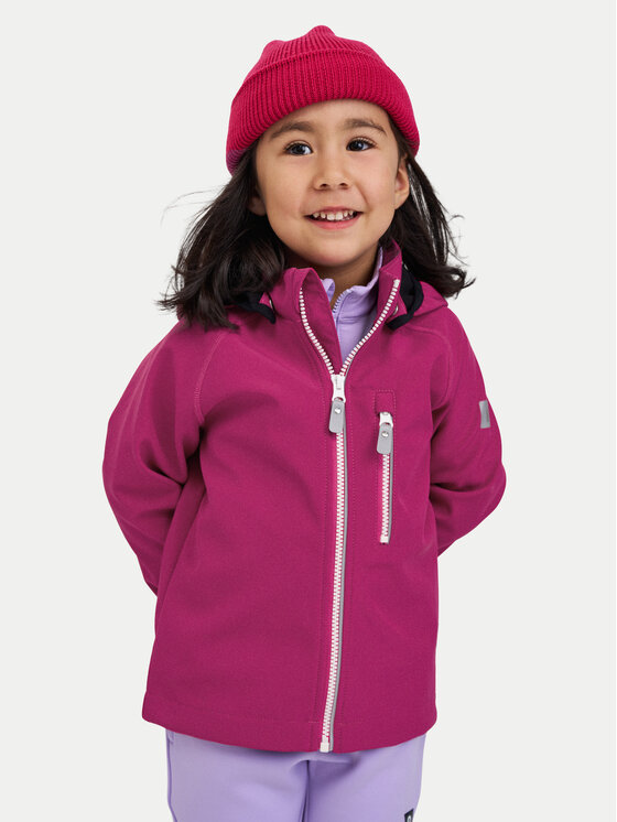 Reima Reima Kurtka softshell Vantti 5100009C Różowy Regular Fit