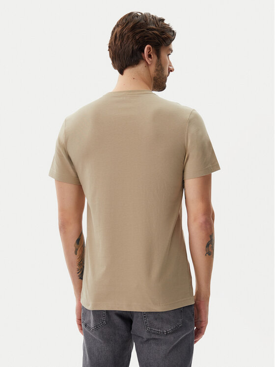 Calvin Klein Jeans Calvin Klein Jeans T-shirt Serif Box Graphic J30J327474 Bež Regular Fit