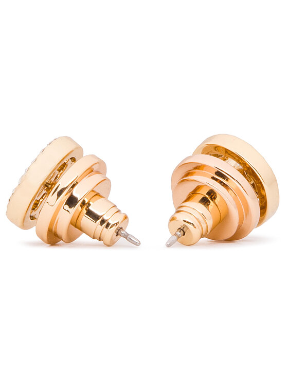 Tory burch crystal logo circle stud earrings outlet