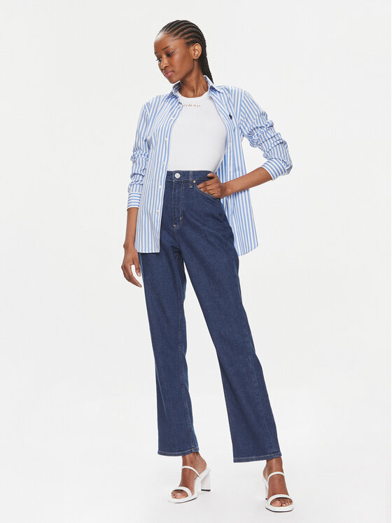 Calvin Klein Calvin Klein Jeansy K20K206576 Granatowy Relaxed Fit