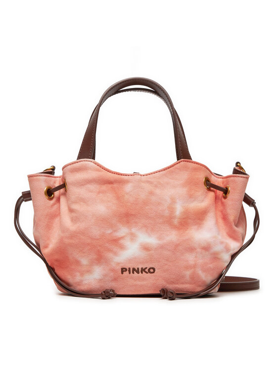 PINKO Pinko Táska Pagoda Small Shopper PE 24 PLTT 102910 A1MB Narancssárga