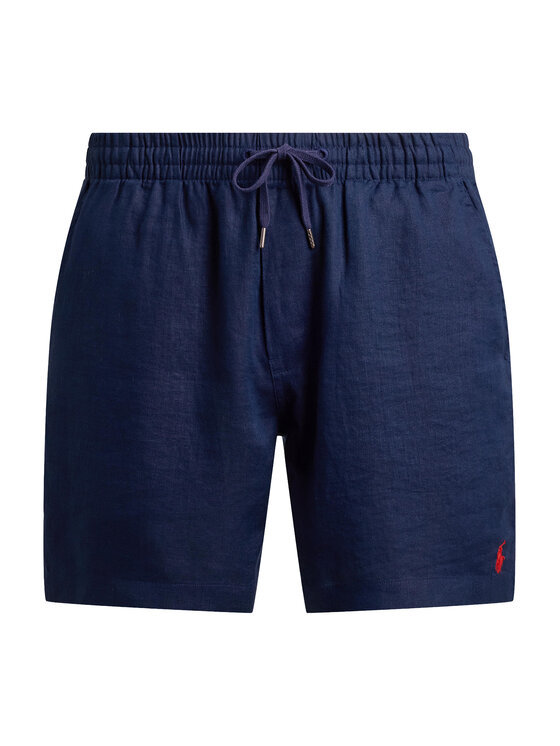 Polo Ralph Lauren Polo Ralph Lauren Kratke hlače iz tkanine 710P08205001 Mornarsko modra Regular Fit