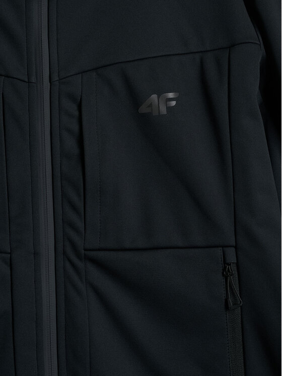 4F 4F Kurtka outdoor TACTICAL LINE Czarny Regular Fit