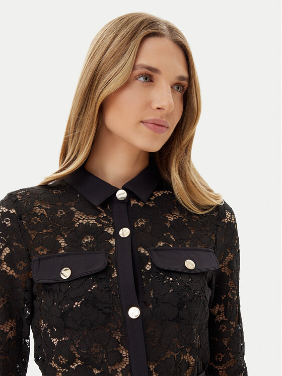 Artigli Artigli Košeľa ACGI000737 Čierna Regular Fit