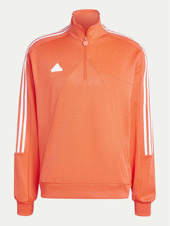 adidas Sweatshirt House of Tiro IW3578 Orange Loose Fit Modivo