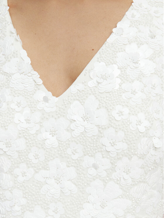 MICHAEL Michael Kors MICHAEL Michael Kors Abito da cocktail MS6834YHHS Bianco Regular Fit