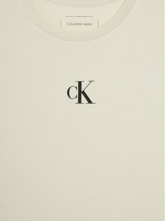 Calvin Klein Jeans Calvin Klein Jeans T-shirt IG0IG02136 Bež Boxy Fit