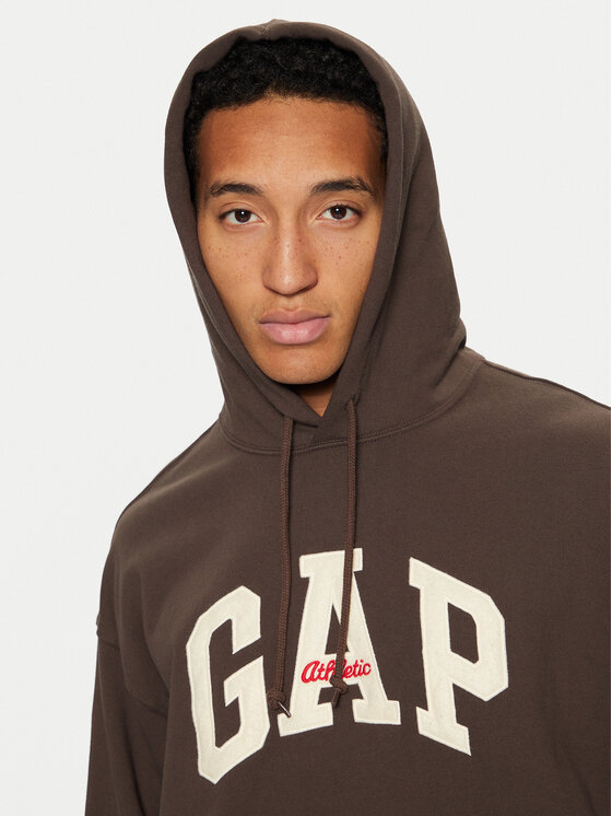 Gap Gap Bluza 534008-01 Brązowy Relaxed Fit