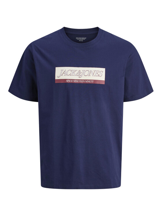 Jack & Jones Jack & Jones T-Shirt Rinwood 12283628 Modrá Regular Fit