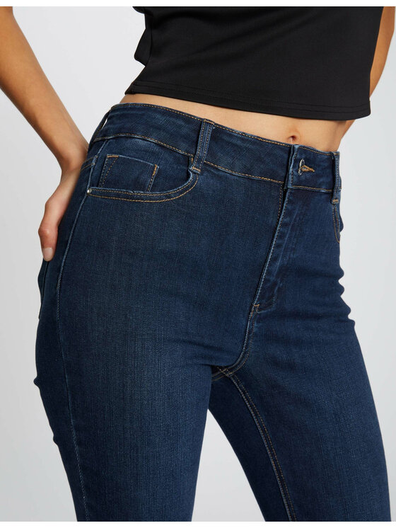 Morgan Morgan Džinsai 212-PAM Tamsiai mėlyna Skinny Fit