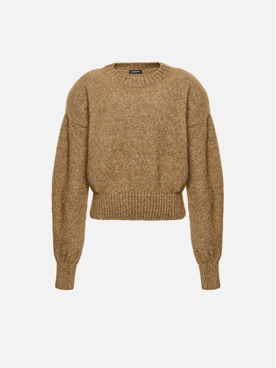La Mania La Mania Sweter THEIA Beżowy Relaxed Fit