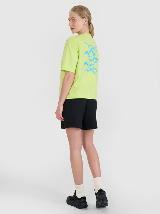4F 4F Bavlnené šortky BEACHWEAR BASIC Čierna Regular Fit