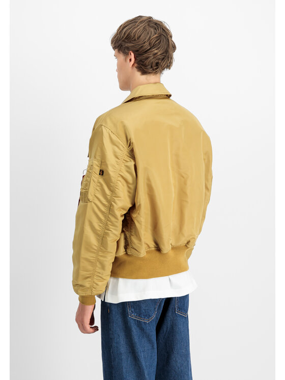 Alpha Industries Alpha Industries Kurtka bomber CWU-45 Heritage Bomber Jacket Złoty Core Fit
