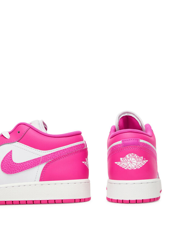 Nike Nike Sneakersy Air Jordan 1 Low Se (GS) FV8486 600 Biela