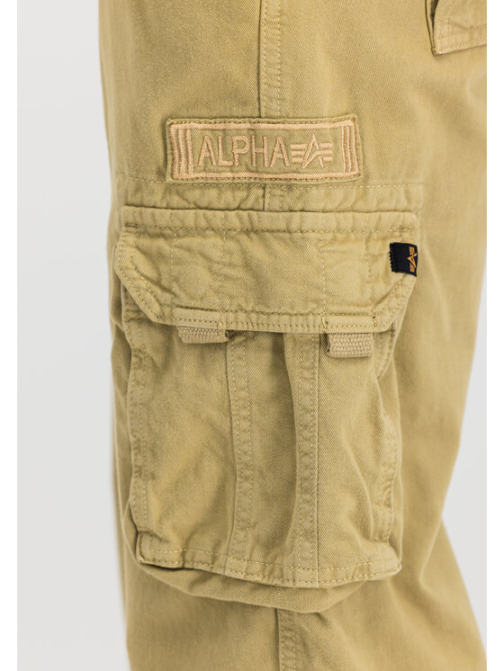 Alpha Industries Alpha Industries Kalhoty z materiálu AI.101212-82 Béžová Regular Fit