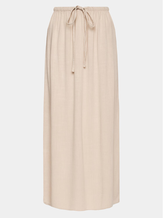 Gina Tricot Gina Tricot Φούστα maxi 20053 Μπεζ Regular Fit