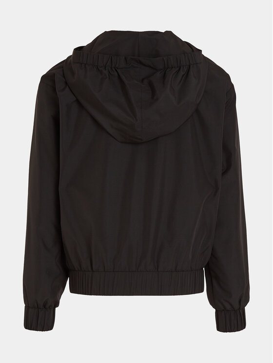 Calvin Klein Jeans Calvin Klein Jeans Μπουφάν μεταβατικό Monologo Essential IB0IB02091 Μαύρο Regular Fit