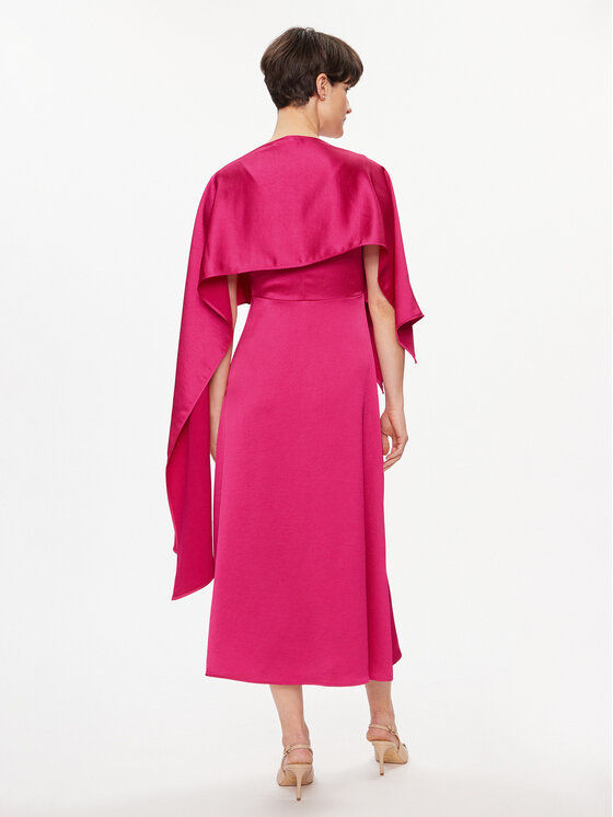 Weekend Max Mara Weekend Max Mara Sukienka koktajlowa Gambero 2415231012 Różowy Regular Fit