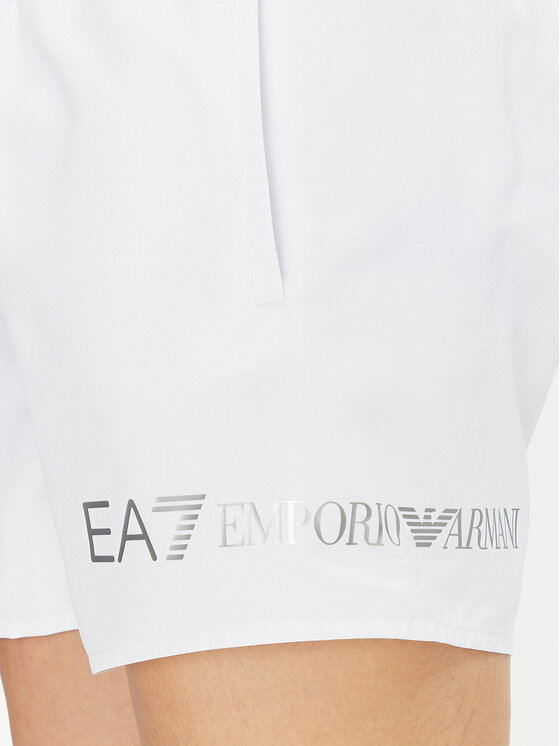 EA7 Emporio Armani EA7 Emporio Armani Szorty kąpielowe 7M000519 AF13049 M0076 Biały Regular Fit