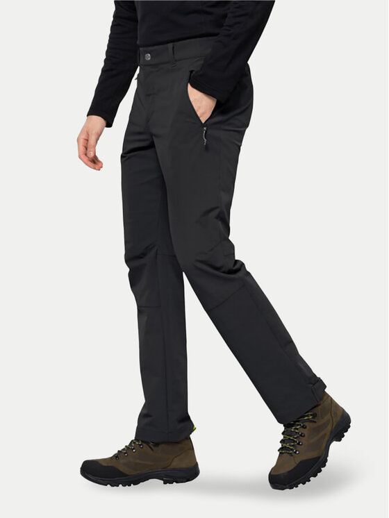 Jack Wolfskin Jack Wolfskin Pohodne hlače Activate Xt 1503755 Črna Regular Fit