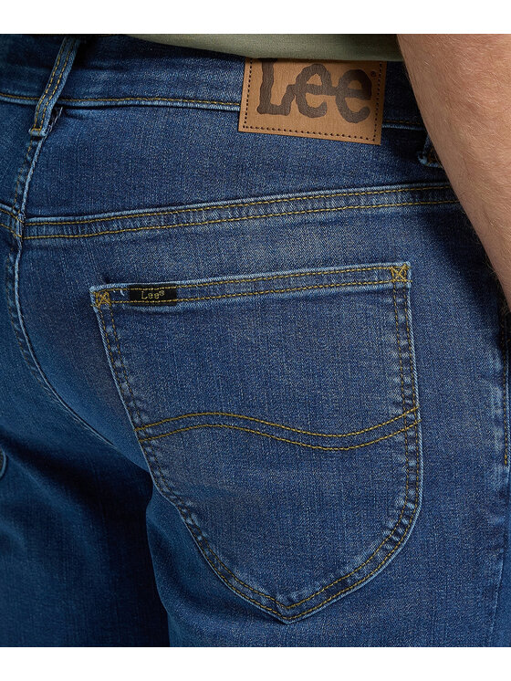 Lee Lee Jeansy 112376377 Niebieski Regular Fit