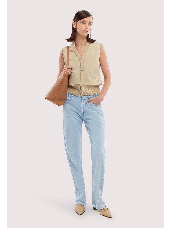 Trussardi Trussardi Maglione M7986001218N002 Crema Regular Fit