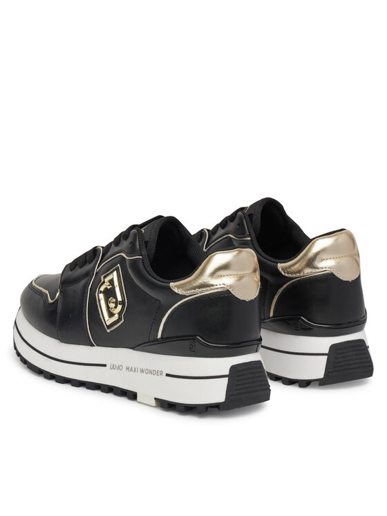 Liu Jo Liu Jo Sneakersy Maxi Wonder 85 BA5029 PX179 Černá
