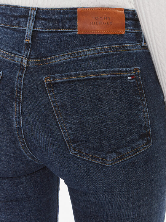 Tommy Hilfiger Tommy Hilfiger Farmer Th Flex Como Skinny Rw Pam WW0WW40638 Sötétkék Skinny Fit