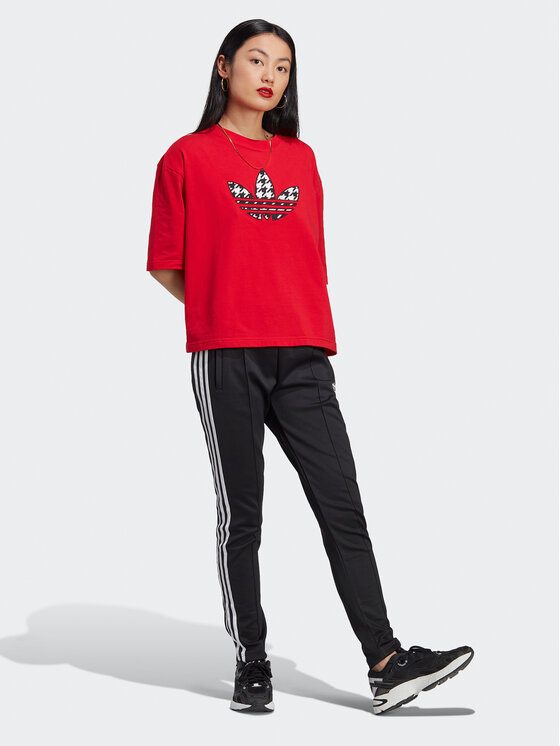 adidas adidas Donji dio trenerke adicolor IB5916 Crna Slim Fit