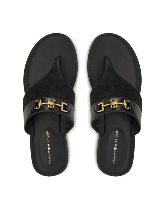 Tommy Hilfiger Tommy Hilfiger Flip flop FW0FW08506 Negru