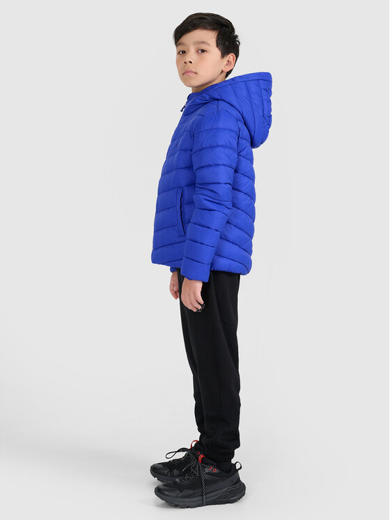 4F 4F Kurtka puchowa OUTERWEAR Niebieski Regular Fit