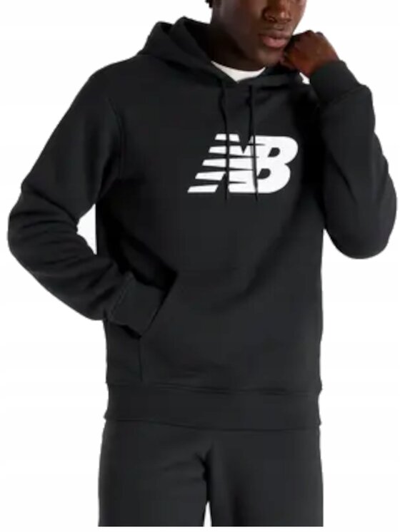 New Balance New Balance Bluza MT43904BK Czarny Standard Fit