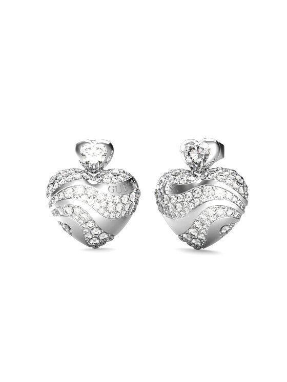 Guess Guess Naušnice JUBE04499JW-RH Stříbrná