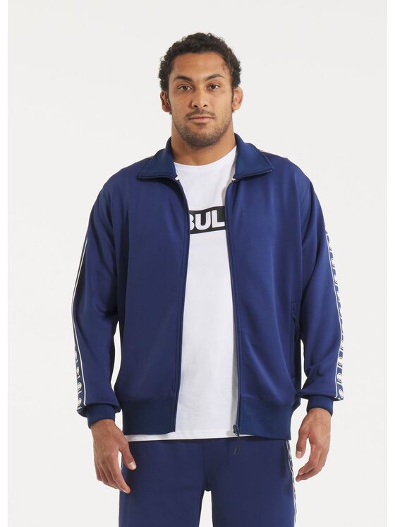 PITBULL PITBULL Bluza POWERS Niebieski Regular Fit