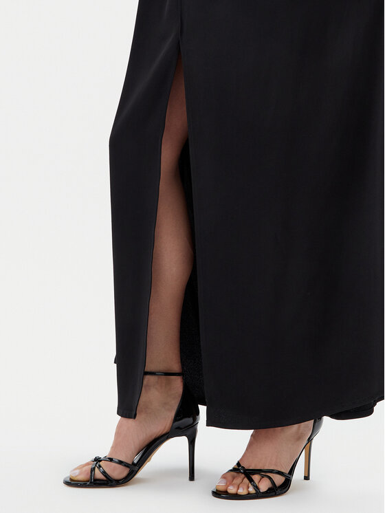 Eleh Eleh Abendkleid ESS250045 Schwarz Regular Fit