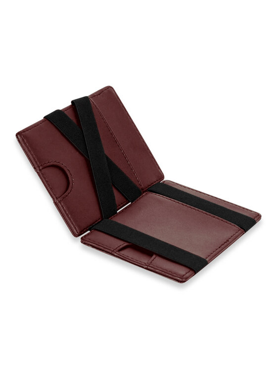 James Hawk James Hawk Mały Portfel Męski Męski skórzany portfel slim z RFID Brązowy