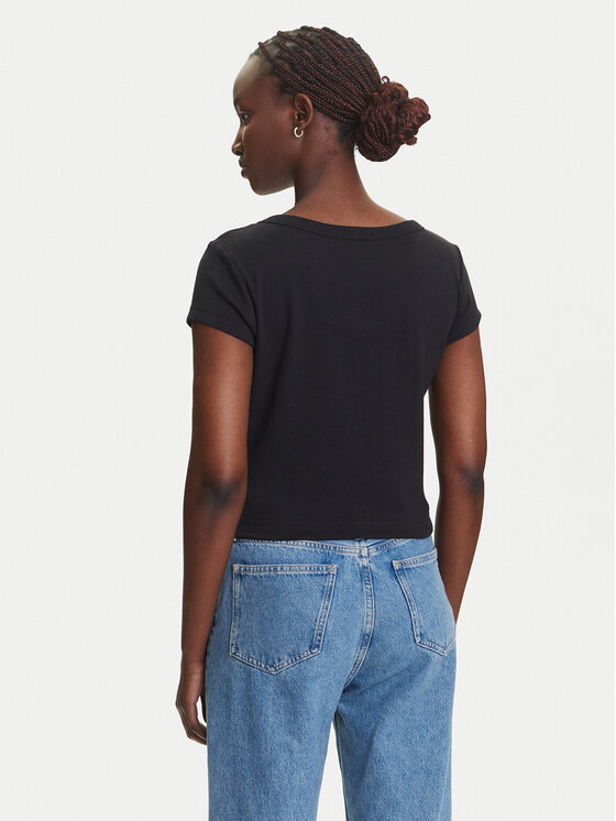 Calvin Klein Jeans Calvin Klein Jeans Marškinėliai LV047C200G Juoda Slim Fit
