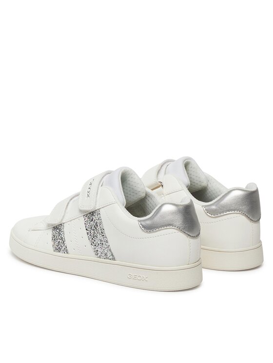 Geox Geox Tenisice J Eclyper Girl J45LRA 000BC C0007 D Bijela