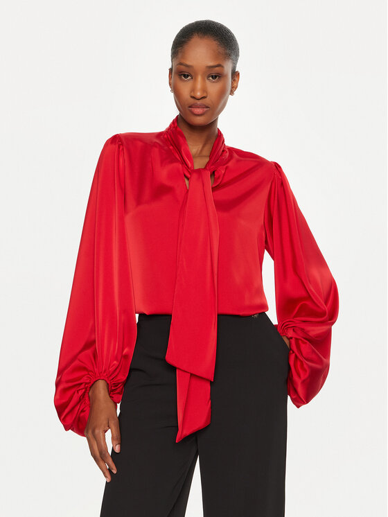 Rinascimento Rinascimento Bluza CFC0121009003 Rdeča Regular Fit