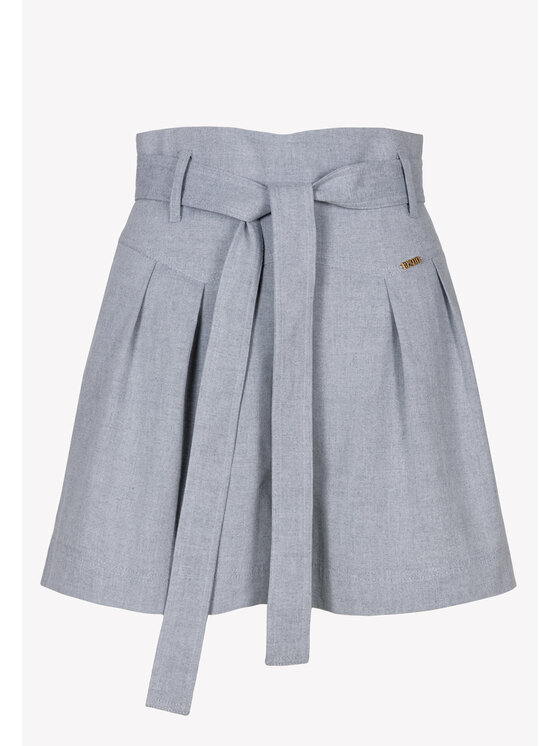 BIZUU BIZUU Szorty materiałowe KANDYS Szary Standard Fit