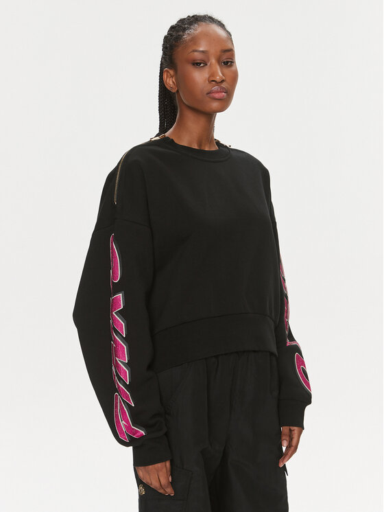 Pinko Mikina 103245 A1QM Čierna Regular Fit