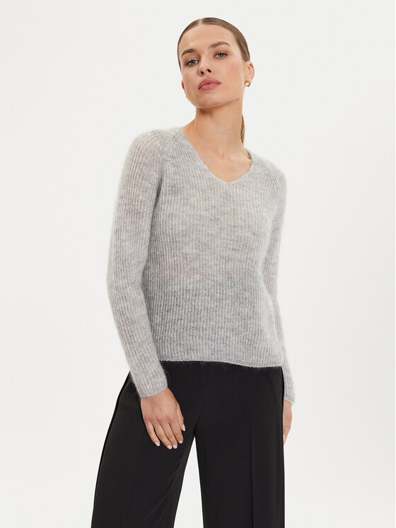 Max Mara Leisure Max Mara Leisure Sweater Fresis 2426366118 Szürke Relaxed Fit