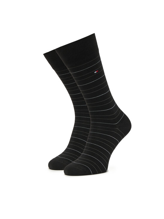 Tommy Hilfiger Tommy Hilfiger Дълги чорапи 701241158 Черен