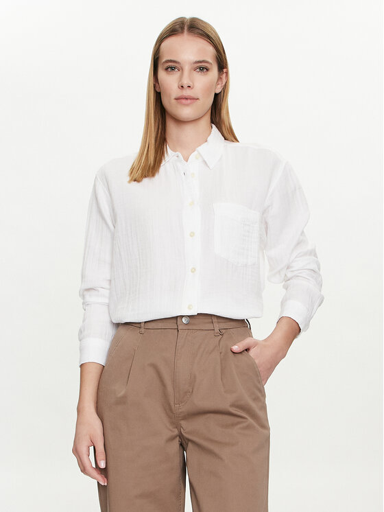 Gap Krekls 885282-01 Balts Relaxed Fit