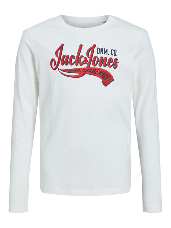 Jack&Jones Junior Jack&Jones Junior Bluzka 12237371 Biały Regular Fit