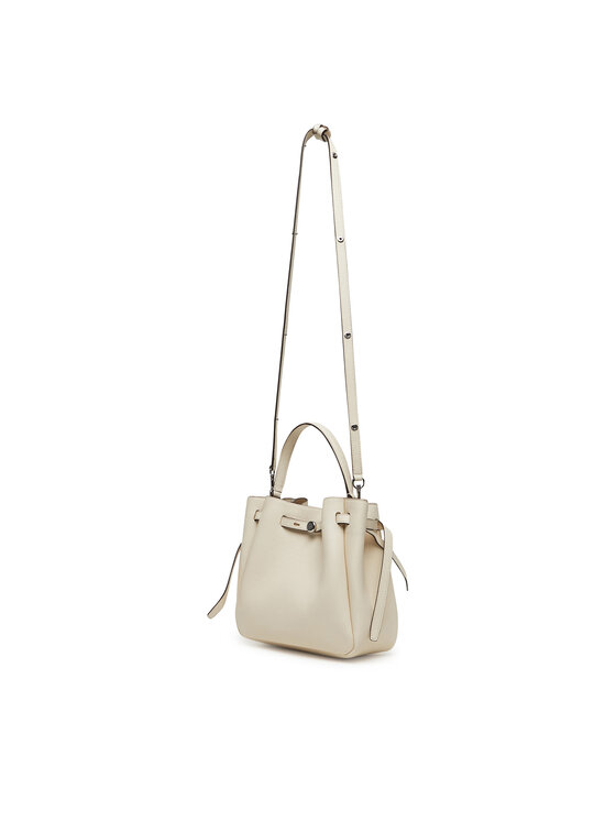 Tory Burch Tory Burch Ročna torba Romy Bucket Bag 166982 Écru