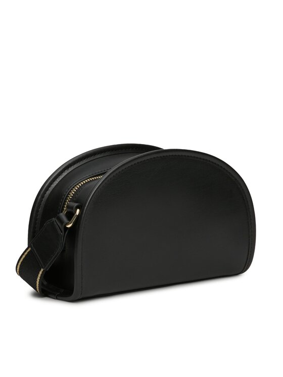 Tommy Hilfiger Tommy Hilfiger Kabelka Th Monotype Half Moon Camera Bag AW0AW16774 Černá