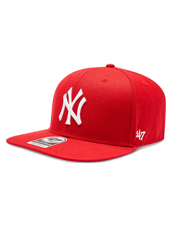 Șapcă 47 Brand MLB New York Yankees No Shot '47 Captain B-NSHOT17WBP-RD Roșu
