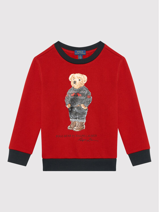 ralph lauren teddy bear sweater christmas